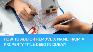 Add or Remove a Name from a Property Title Deed