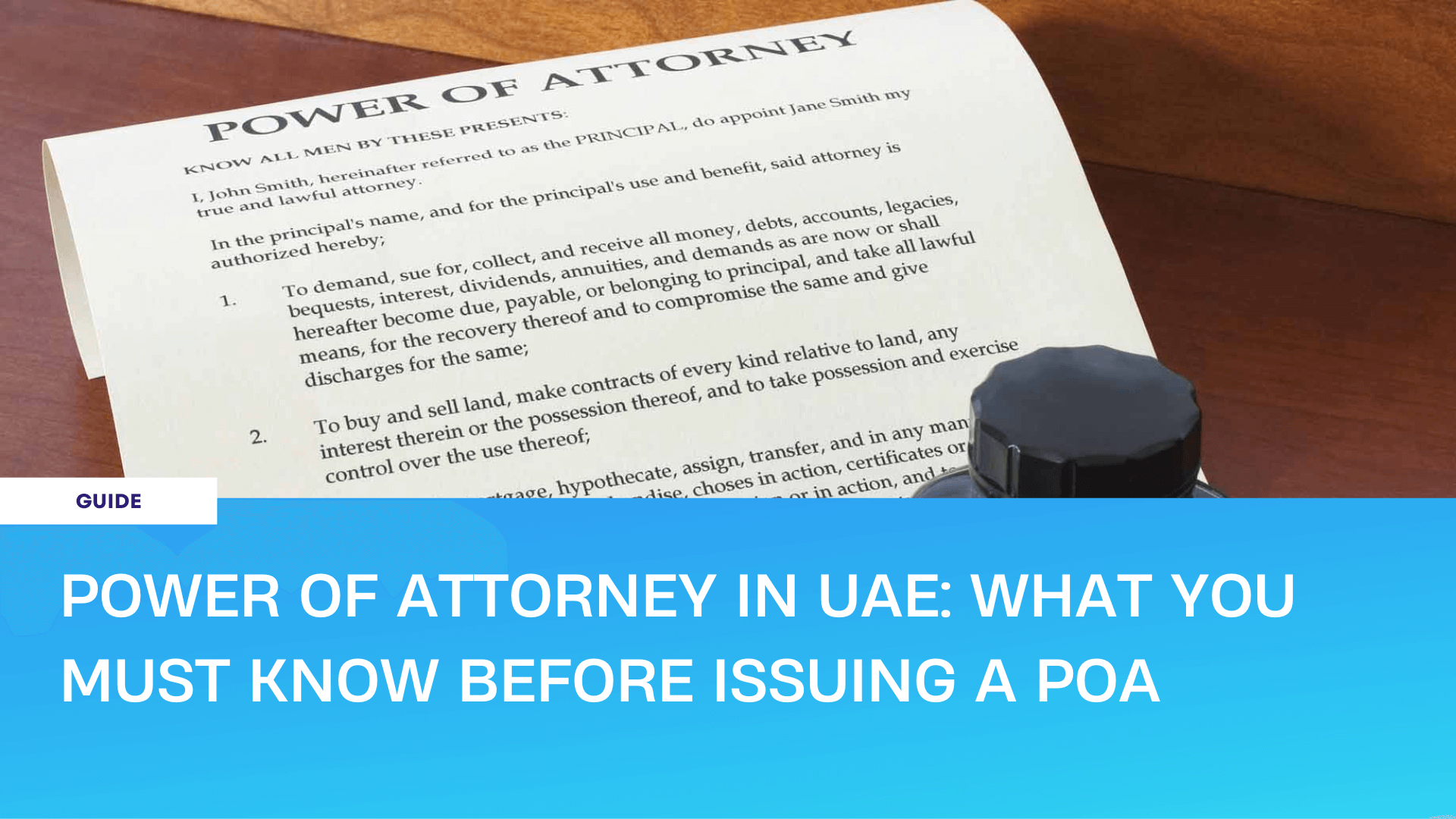 power of attorney