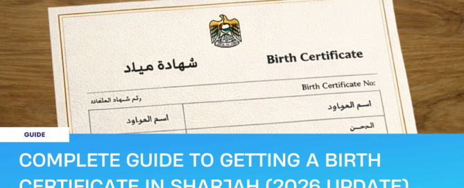 Birth certificate in Sharjah